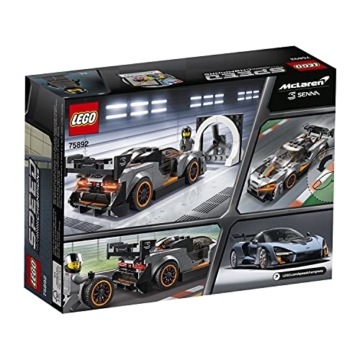 Lego 75892 Speed Champions McLaren Senna Rennwagen, Bauset mit Rennfahrer-Minifigur, Forza Horizon 4 Erweiterungsset - 8
