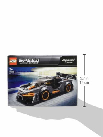Lego 75892 Speed Champions McLaren Senna Rennwagen, Bauset mit Rennfahrer-Minifigur, Forza Horizon 4 Erweiterungsset - 10