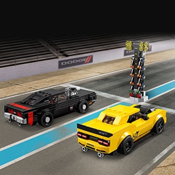 LEGO 75893 Speed Champions 2018 Dodge Challenger SRT Demon und 1970 Dodge Charger R/T Bauset, Rallyeauto, Spielfahrzeuge für Kinder - 7