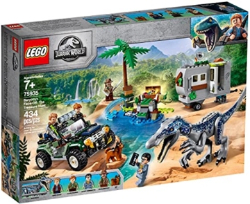 LEGO 75935 Jurassic World Baryonyx' Kräftemessen: die Schatzsuche, Dinosaurier Spielset mit Offroad-Buggy Spielzeug, Bauset - 1