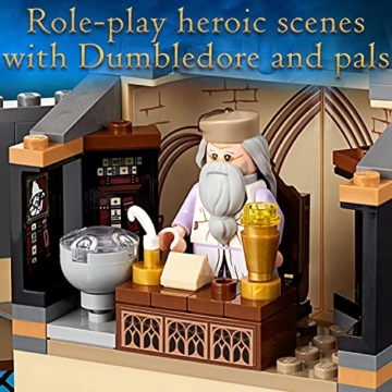 LEGO 75948 Harry Potter Hogwarts Uhrenturm Spielzeug kompatibel mit der Großen Halle und der Peitschenden Weide Sets - 12
