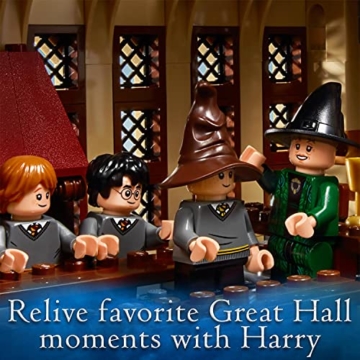 LEGO 75954 Harry Potter Die große Halle von Hogwarts, Geschenksidee für Zauberwelt-Fans, Bauset für Kinder - 11