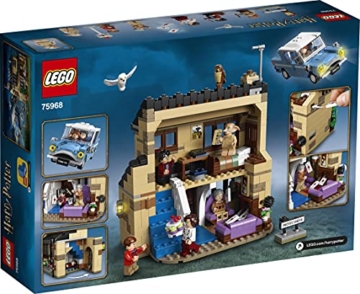 LEGO 75968 Harry Potter Ligusterweg 4, Spielzeug-Haus mit Ford Anglia sowie Minifiguren von Dobby und Familie Dursley - 17