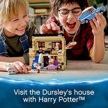 LEGO 75968 Harry Potter Ligusterweg 4, Spielzeug-Haus mit Ford Anglia sowie Minifiguren von Dobby und Familie Dursley - 9