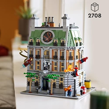 LEGO 76218 Marvel Sanctum Sanctorum, 3-stöckiges Modular Building Set mit Doctor Strange und Iron Man Minifiguren, Sammlerstück Avengers: Endgame