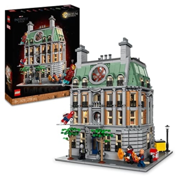 LEGO 76218 Marvel Sanctum Sanctorum, 3-stöckiges Modular Building Set mit Doctor Strange und Iron Man Minifiguren, Sammlerstück Avengers: Endgame