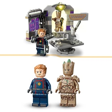 LEGO 76253 Marvel Hauptquartier der Guardians of The Galaxy Volume 3 Film-Set, BAU-Spielzeug, Geschenk-Idee für Kinder ab 7 Jahren mit Groot und Star-Lord Minifiguren - 3
