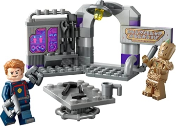 LEGO 76253 Marvel Hauptquartier der Guardians of The Galaxy Volume 3 Film-Set, BAU-Spielzeug, Geschenk-Idee für Kinder ab 7 Jahren mit Groot und Star-Lord Minifiguren - 4