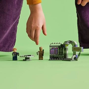 LEGO 76253 Marvel Hauptquartier der Guardians of The Galaxy Volume 3 Film-Set, BAU-Spielzeug, Geschenk-Idee für Kinder ab 7 Jahren mit Groot und Star-Lord Minifiguren - 5