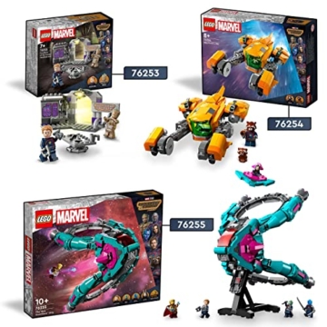 LEGO 76253 Marvel Hauptquartier der Guardians of The Galaxy Volume 3 Film-Set, BAU-Spielzeug, Geschenk-Idee für Kinder ab 7 Jahren mit Groot und Star-Lord Minifiguren - 6
