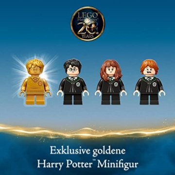 LEGO 76386 Harry Potter Hogwarts: Misslungener Vielsaft-Trank Set zum 20. Jubiläum mit Harry als goldene Minifigur, Fanartikel - 6