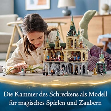 LEGO 76389 Harry Potter Schloss Hogwarts Kammer des Schreckens Spielzeug, Set mit Voldemort als goldene Minifigur und der Großen Halle - 2