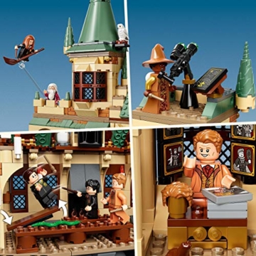 LEGO 76389 Harry Potter Schloss Hogwarts Kammer des Schreckens Spielzeug, Set mit Voldemort als goldene Minifigur und der Großen Halle - 4