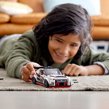 LEGO 76896 Speed Champions Nissan GT-R NISMO Rennwagenspielzeug mit Rennfahrer Minifigur, Rennfahrzeuge Bausets - 6