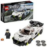 LEGO 76900 Speed Champions Koenigsegg Jesko Rennauto, Spielzeugauto, Modellauto zum selber Bauen - 1