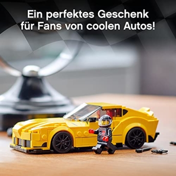 LEGO 76901 Speed Champions Toyota GR Supra Rennwagen, Spielzeugauto, Modellauto zum selber Bauen - 2