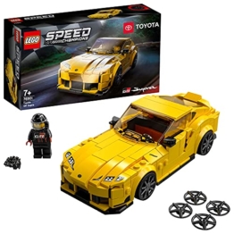 LEGO 76901 Speed Champions Toyota GR Supra Rennwagen, Spielzeugauto, Modellauto zum selber Bauen - 1