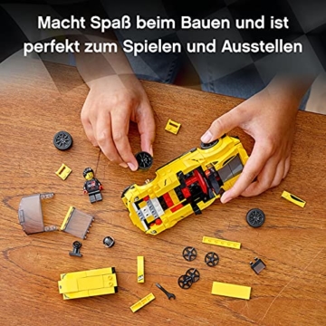 LEGO 76901 Speed Champions Toyota GR Supra Rennwagen, Spielzeugauto, Modellauto zum selber Bauen - 4