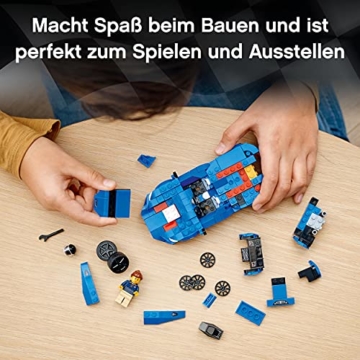 LEGO 76902 Speed Champions McLaren Elva Rennwagen, Spielzeugauto, Modellauto zum selber Bauen - 4