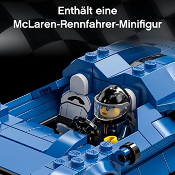 LEGO 76902 Speed Champions McLaren Elva Rennwagen, Spielzeugauto, Modellauto zum selber Bauen - 6