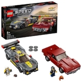 LEGO 76903 Speed Champions Chevrolet Corvette C8.R & 1968 Chevrolet Corvette Spielzeugauto, Modellauto zum selber Bauen, Rennwagen - 1