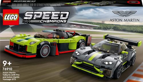 LEGO 76910 Speed Champions Aston Martin Valkyrie AMR Pro & Vantage GT3, Bausatz mit 2 Rennautos, Modellautos für Kinder ab 9 Jahre, 2022 Kollektion - 3