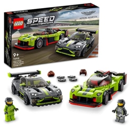LEGO 76910 Speed Champions Aston Martin Valkyrie AMR Pro & Vantage GT3, Bausatz mit 2 Rennautos, Modellautos für Kinder ab 9 Jahre, 2022 Kollektion - 1