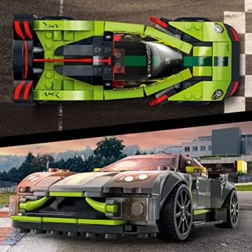 LEGO 76910 Speed Champions Aston Martin Valkyrie AMR Pro & Vantage GT3, Bausatz mit 2 Rennautos, Modellautos für Kinder ab 9 Jahre, 2022 Kollektion - 5
