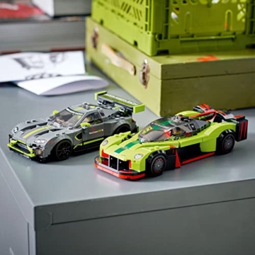 LEGO 76910 Speed Champions Aston Martin Valkyrie AMR Pro & Vantage GT3, Bausatz mit 2 Rennautos, Modellautos für Kinder ab 9 Jahre, 2022 Kollektion - 10