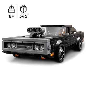LEGO 76912 Speed Champions Fast & Furious 1970 Dodge Charger R/T, Spielzeug Auto-Modell zum Bauen für Kinder, Set mit Dominic Toretto Minifigur - 2