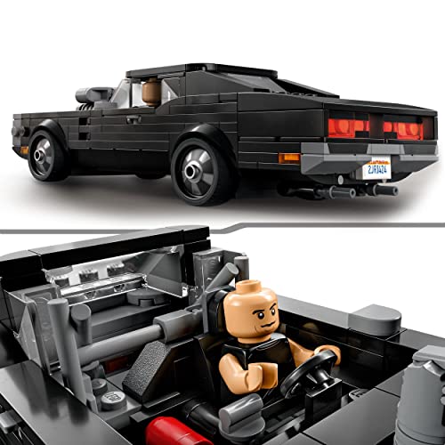 LEGO 76912 Speed Champions Fast & Furious 1970 Dodge Charger R/T, Spielzeug Auto-Modell zum Bauen für Kinder, Set mit Dominic Toretto Minifigur - 3
