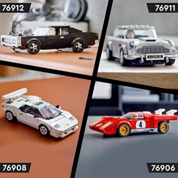 LEGO 76912 Speed Champions Fast & Furious 1970 Dodge Charger R/T, Spielzeug Auto-Modell zum Bauen für Kinder, Set mit Dominic Toretto Minifigur - 6