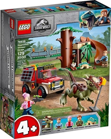 LEGO 76939 Jurassic World Flucht des Stygimoloch Spielzeug, Starterset für Kinder ab 4 Jahre mit Figuren und Baumhaus, Dinosaurier Geschenkidee - 1