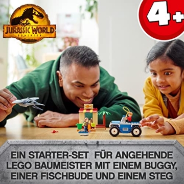 LEGO 76943 Jurassic World Pteranodon-Jagd, Dinosaurier Spielzeug, Set mit Dino Figur und Spielzeugauto für Jungen und Mädchen ab 4 Jahre - 2