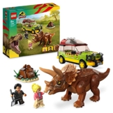 LEGO 76959 Jurassic Park Triceratops-Forschung, Dinosaurier Spielzeug mit Figur und Auto zum Sammeln zum 30. Jubiläum - 1
