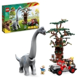 LEGO 76960 Jurassic Park Entdeckung des Brachiosaurus, Dinosaurier Spielzeug mit Figur und Jeep, Sammler-Set zum 30. Jubiläum, für Jungen und Mädchen - 1