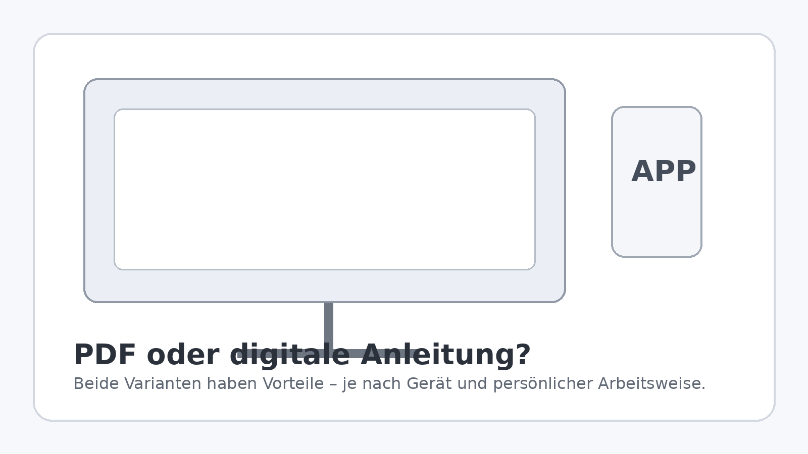Vergleich zwischen PDF-Bauanleitung am Bildschirm und mobiler Bau-App