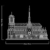 LEGO Architecture 21061 Notre Dame de Paris Maße
