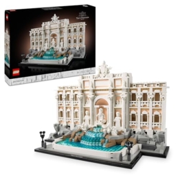 LEGO Architecture Trevi-Brunnen - Modell eines Wahrzeichens von Rom mit Minifiguren Skulpturen - Sammlerstück für das Büro und Wohnzimmer - Geschenk für Erwachsene und Architekturliebhaber 21062 - 1