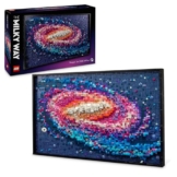 LEGO Art Die Milchstraßen-Galaxie, Wanddeko, Geschenk für Weltraum- und Astronomie-Fans, Bauset für Erwachsene, kreative Aktivität, Sonnensystem und Konstellationen, Wandkunst fürs Wohnzimmer 31212 - 1