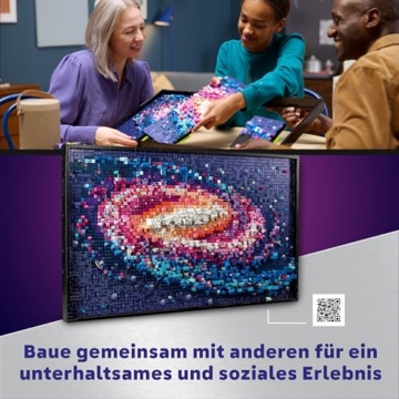 LEGO Art Die Milchstraßen-Galaxie, Wanddeko, Geschenk für Weltraum- und Astronomie-Fans, Bauset für Erwachsene, kreative Aktivität, Sonnensystem und Konstellationen, Wandkunst fürs Wohnzimmer 31212 - 5