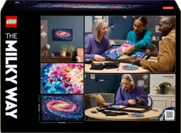 LEGO Art Die Milchstraßen-Galaxie, Wanddeko, Geschenk für Weltraum- und Astronomie-Fans, Bauset für Erwachsene, kreative Aktivität, Sonnensystem und Konstellationen, Wandkunst fürs Wohnzimmer 31212 - 8