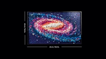 LEGO Art Die Milchstraßen-Galaxie, Wanddeko, Geschenk für Weltraum- und Astronomie-Fans, Bauset für Erwachsene, kreative Aktivität, Sonnensystem und Konstellationen, Wandkunst fürs Wohnzimmer 31212 - 9