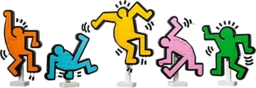 LEGO Art Keith Haring – Tanzende Figuren - Farbenfrohe DIY Wandkunst oder Schreibtisch Deko - Kreative Geschenkidee für Erwachsene - 31216 - 8