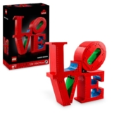 LEGO Art Love - Modellbau für Erwachsene - dekoratives Kunstobjekt zum Bauen - kreative Aktivität für Frauen und Männer - Geschenkidee zum Muttertag - 31214 - 1