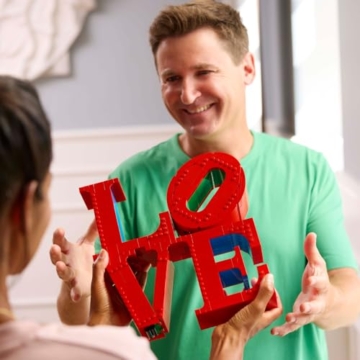 LEGO Art Love - Modellbau für Erwachsene - dekoratives Kunstobjekt zum Bauen - kreative Aktivität für Frauen und Männer - Geschenkidee zum Muttertag - 31214 - 8