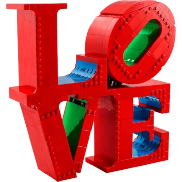 LEGO Art Love - Modellbau für Erwachsene - dekoratives Kunstobjekt zum Bauen - kreative Aktivität für Frauen und Männer - Geschenkidee zum Muttertag - 31214 - 9