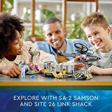 LEGO Avatar Floating Mountains Site 26 und RDA Samson 75573 - Spielzeughubschrauber mit 5 Minifiguren und Direhorse-Tierfigur, Spiel inspiriert durch den Film, Geschenkidee für Kinder ab - 3