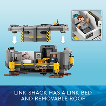 LEGO Avatar Floating Mountains Site 26 und RDA Samson 75573 - Spielzeughubschrauber mit 5 Minifiguren und Direhorse-Tierfigur, Spiel inspiriert durch den Film, Geschenkidee für Kinder ab - 4