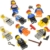 LEGO Bausteine gebraucht 10 x System Figuren Stadt City Mini Figur mit Zubehör Herren Damen Zufällig Sortiment - 2